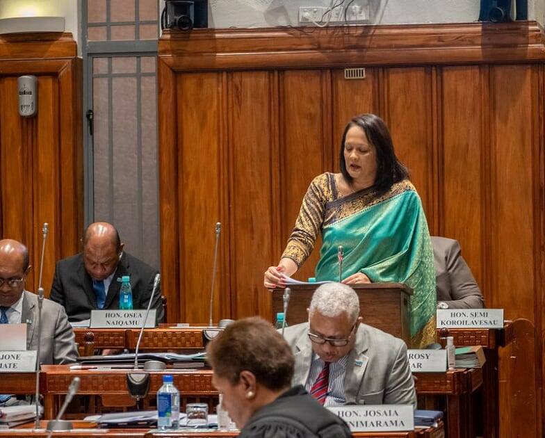 Minister for Education Rosy Akbar. Photo: Fijian Parliament